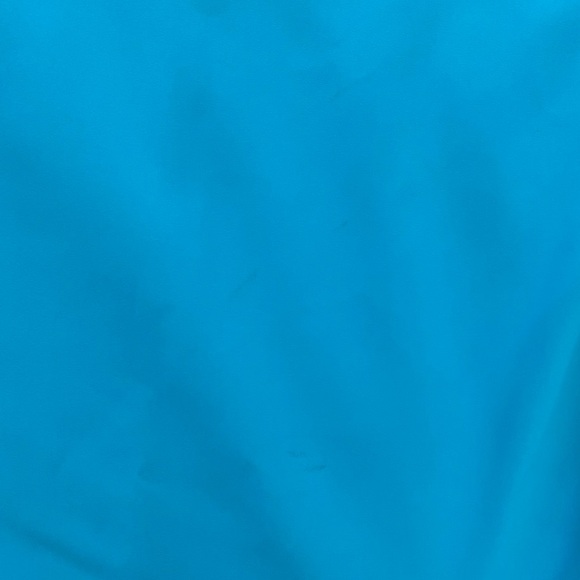 Chiara Boni Teal Blue Turquoise Elbow Sleeve Square Neck Stretch Jersey Dress - Picture 10 of 13